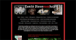 Desktop Screenshot of comitedierennoodhulp.nl